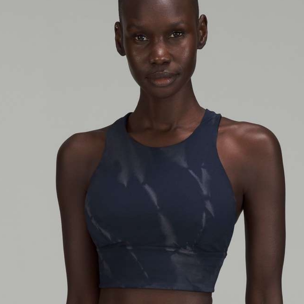 Lululemon Wunder Train Longline Bra Fade *Medium Support, C/D Cup Sun Bleached